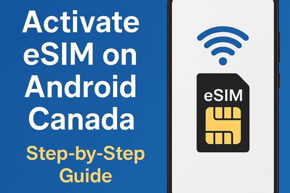 activate eSIM on Android Canada