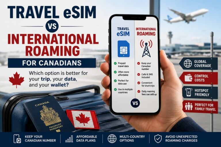 Travel eSIM vs International Roaming for Canadians