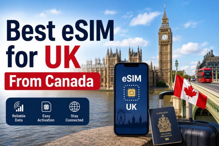 Best eSIM for UK From Canada: My Top Picks After a Month of Testing
