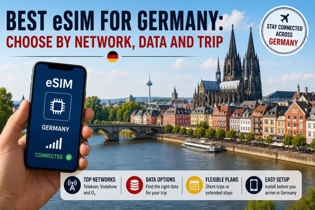 Best eSIM for Germany: Choose by Network, Data and Trip