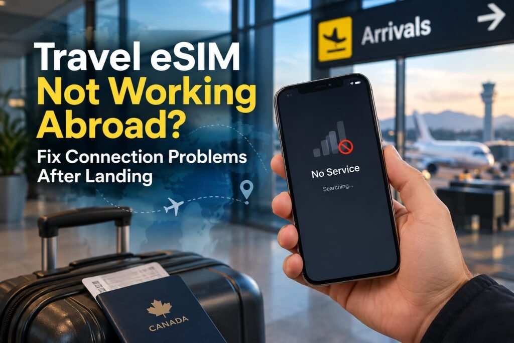 Travel eSIM Not Working Abroad? Fix Connection Problems After Landing